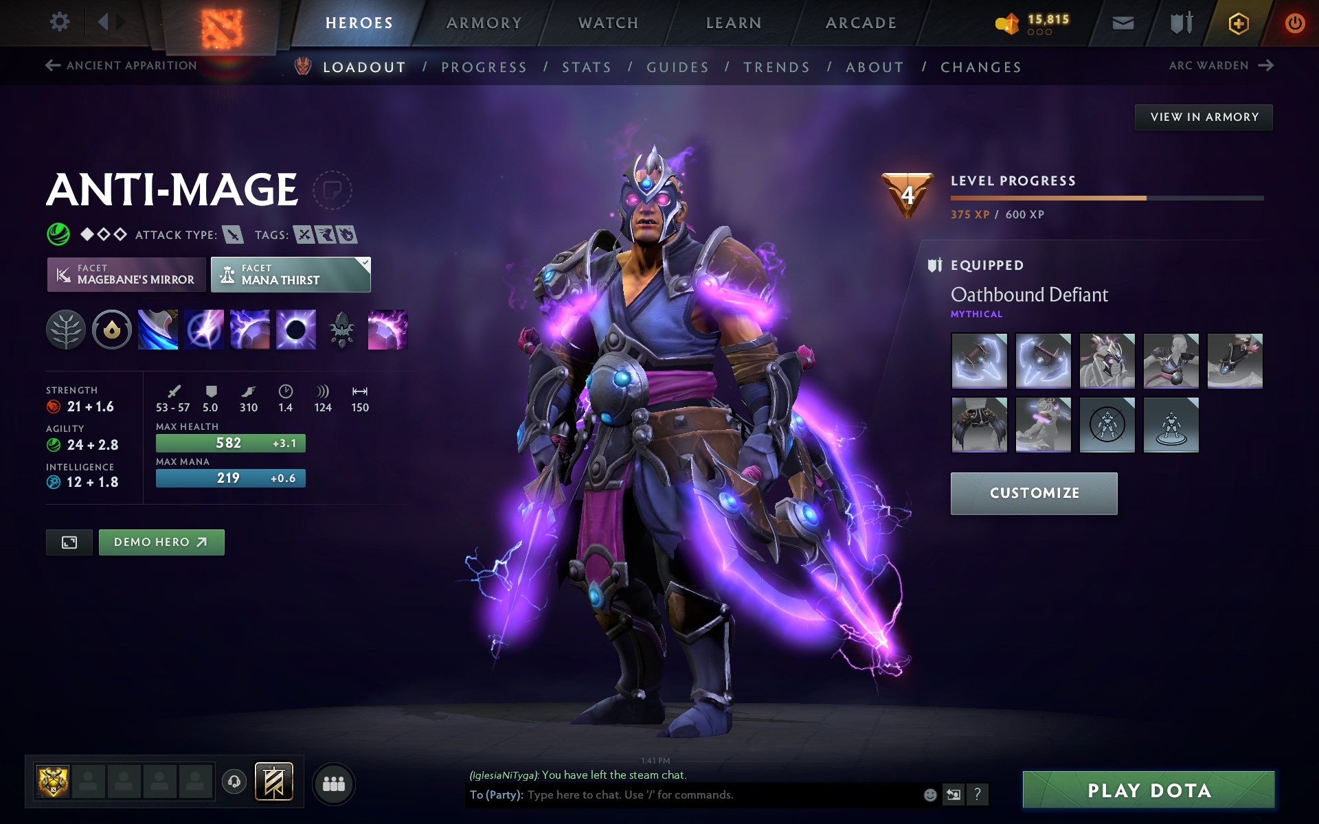 LEGEND III | MMR: 3252 - Behavior: 10362
