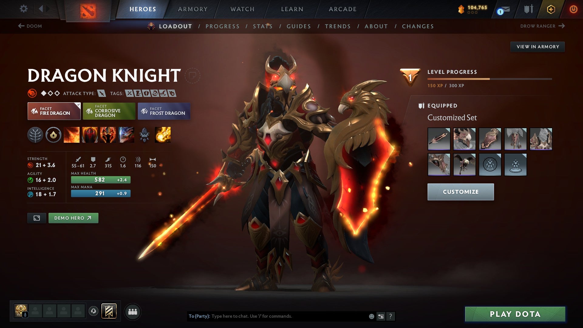 Immortal [ 221 ]  MMR: 11536 - Behavior: 11775