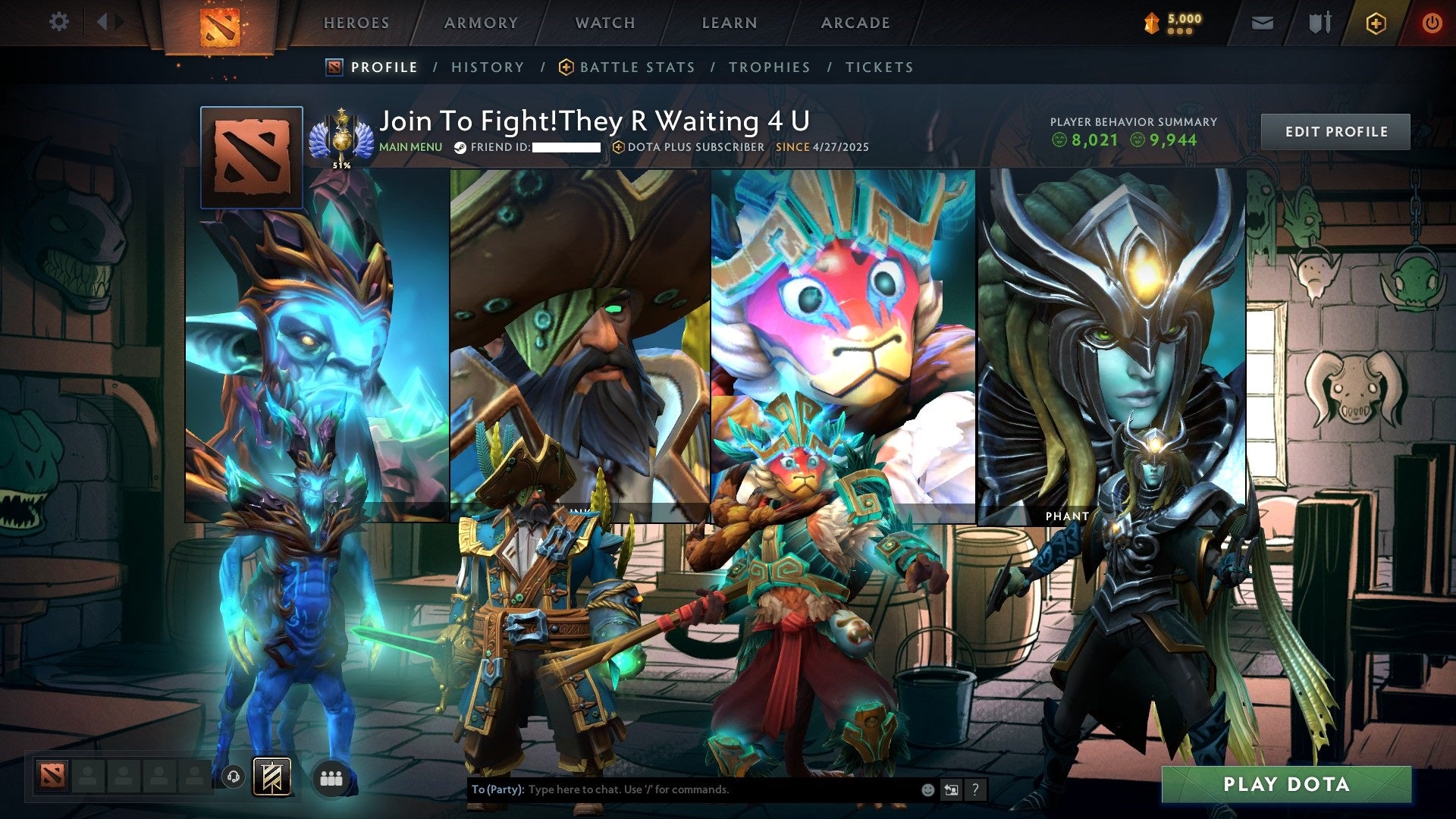 MMR: 4723 - Behavior: 8021