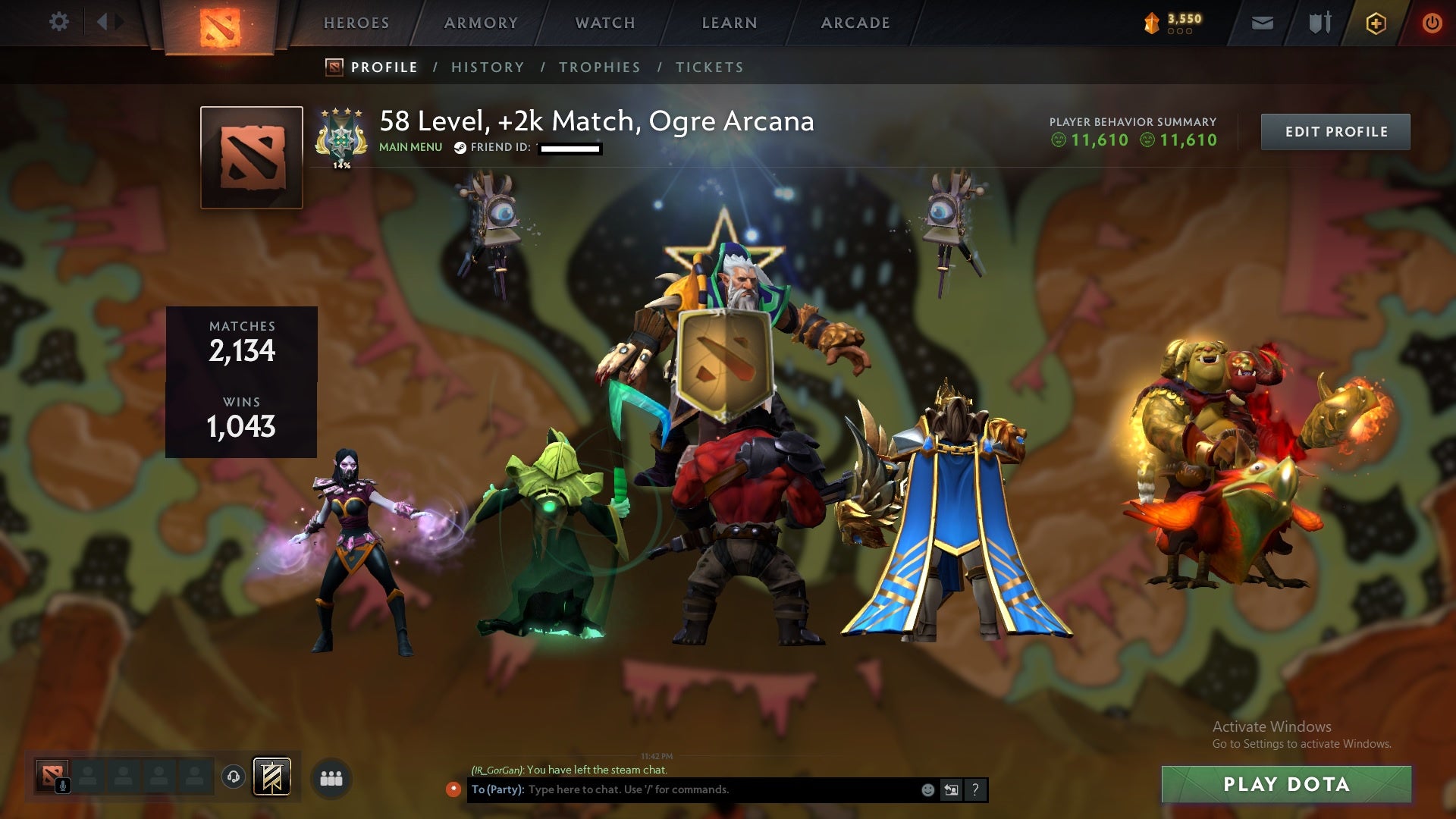 Archon IV | MMR: 2795 - Behavior: 11610 - Communication: 11610