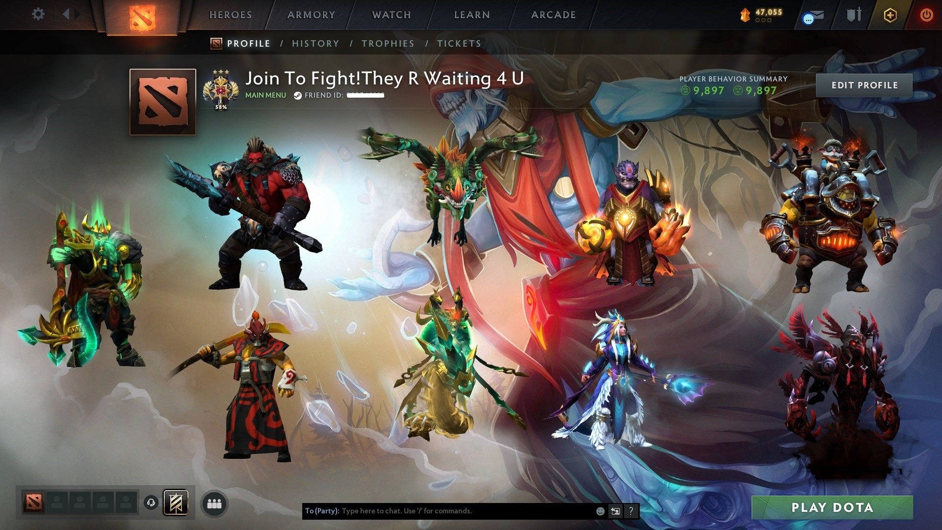 Legend III | MMR: 3478 - Behavior: 9897 - Communication: 9897