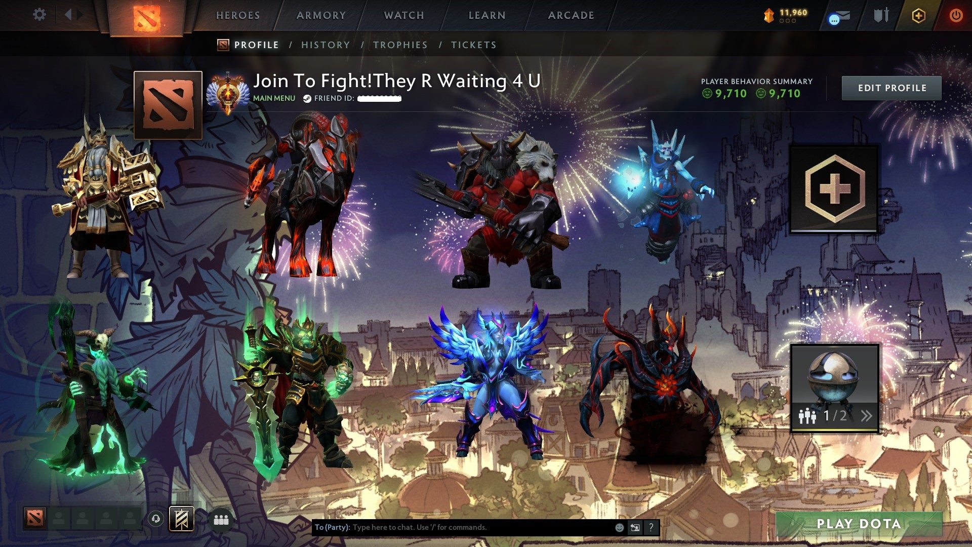 Immortal | MMR: 5704 - Behavior: 9710 - Communication: 9710