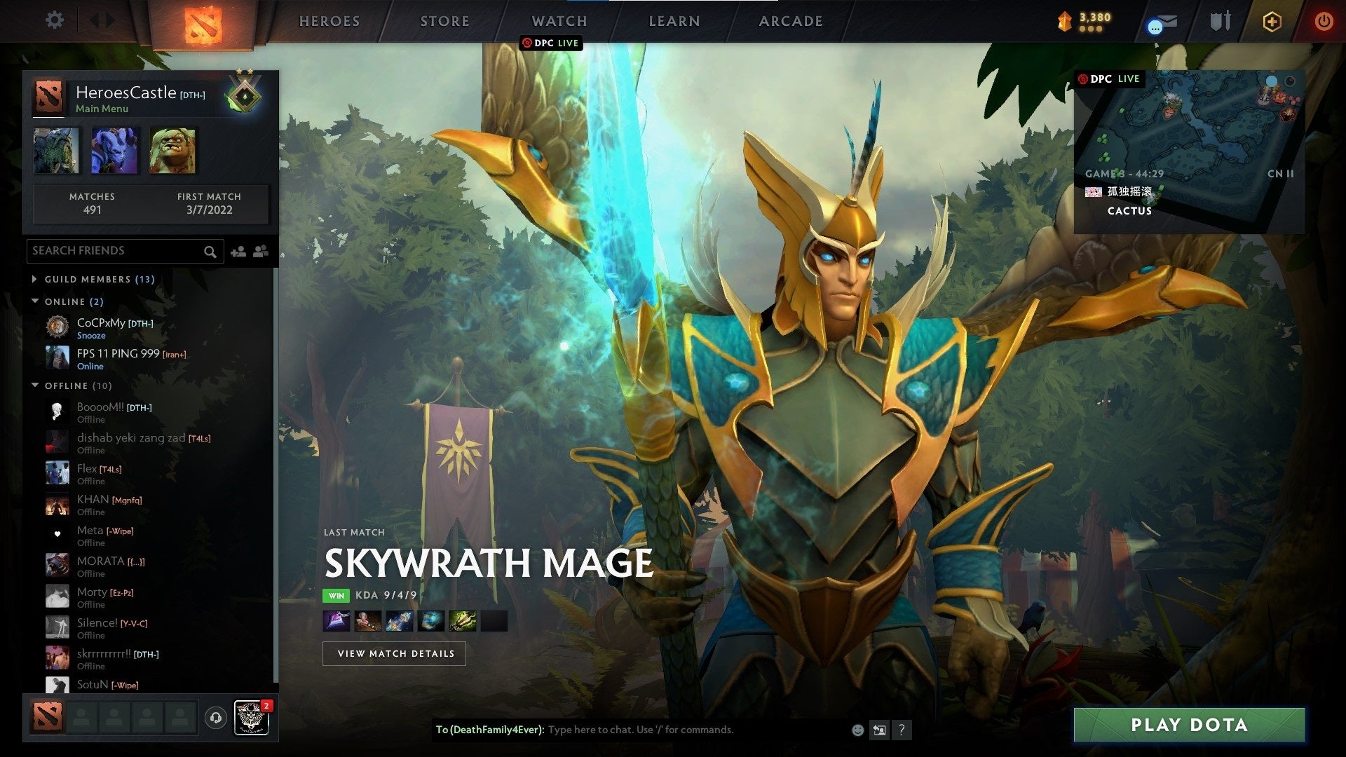 Herald II | MMR: 20 - Behavior: 8195