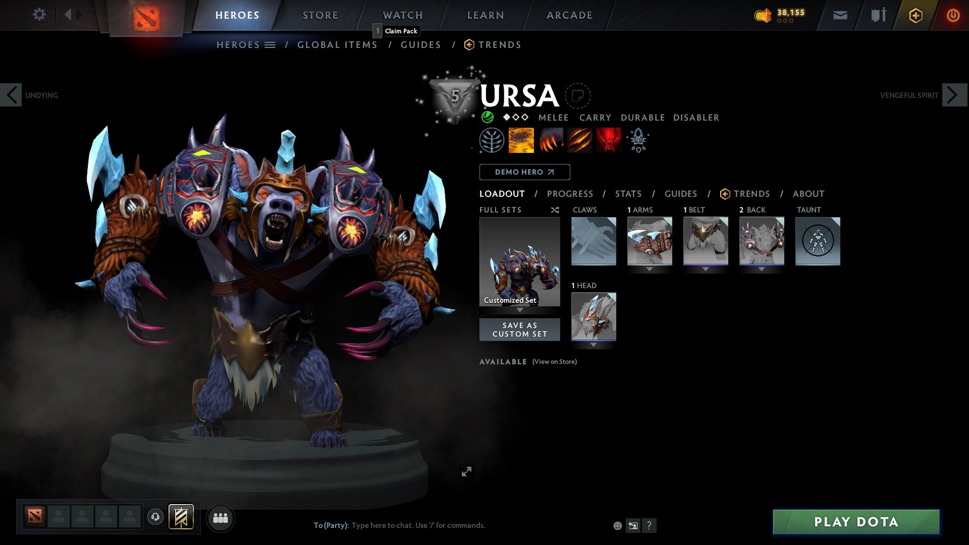 Herald I | MMR: 1 - Behavior: 9535