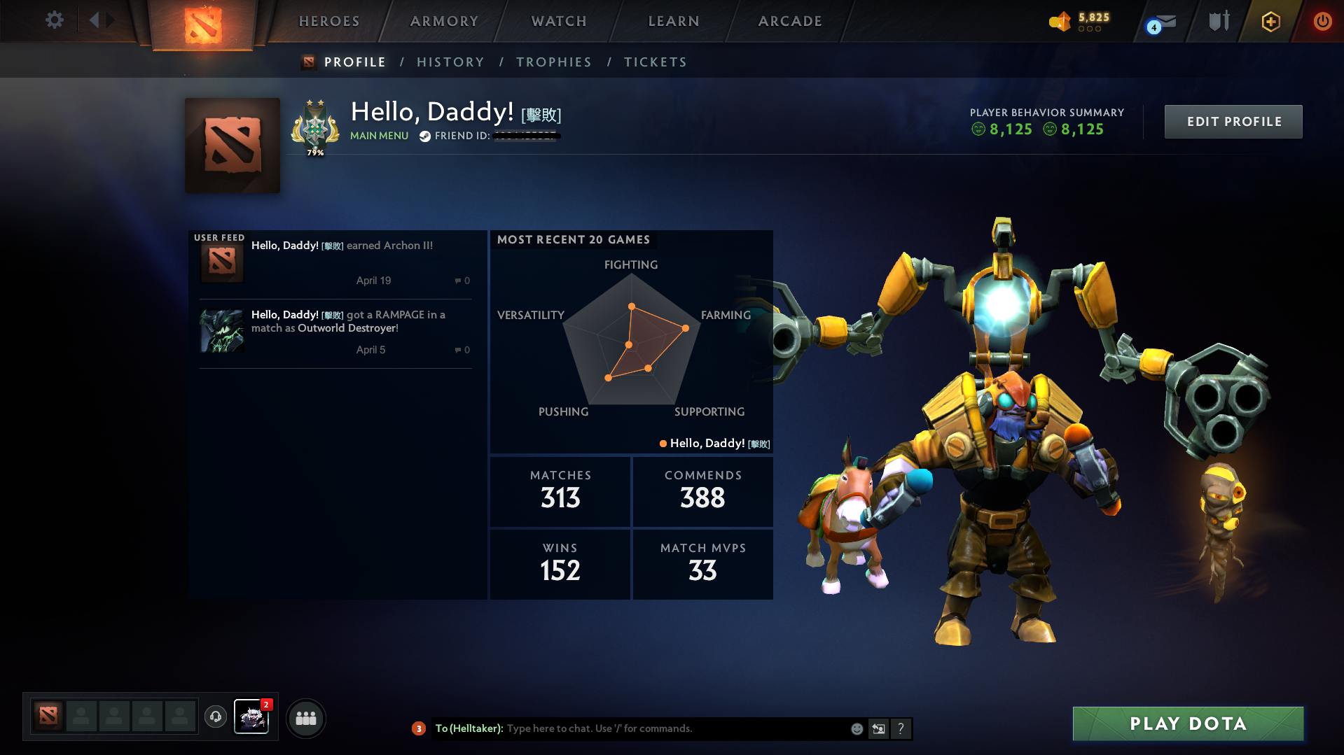 Archon II | MMR: 2563 - Behavior: 8125 - Communication: 8125