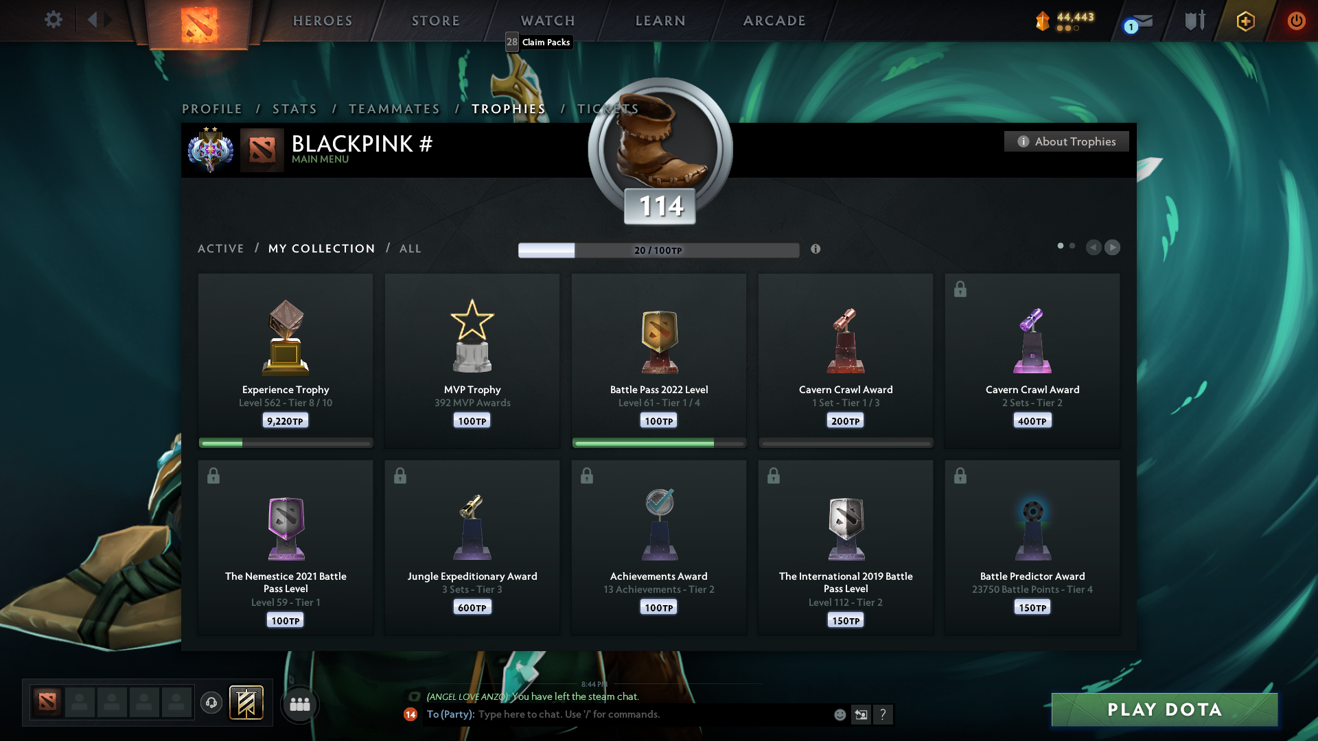 Ancient II | MMR: 4042 - Behavior: 9715