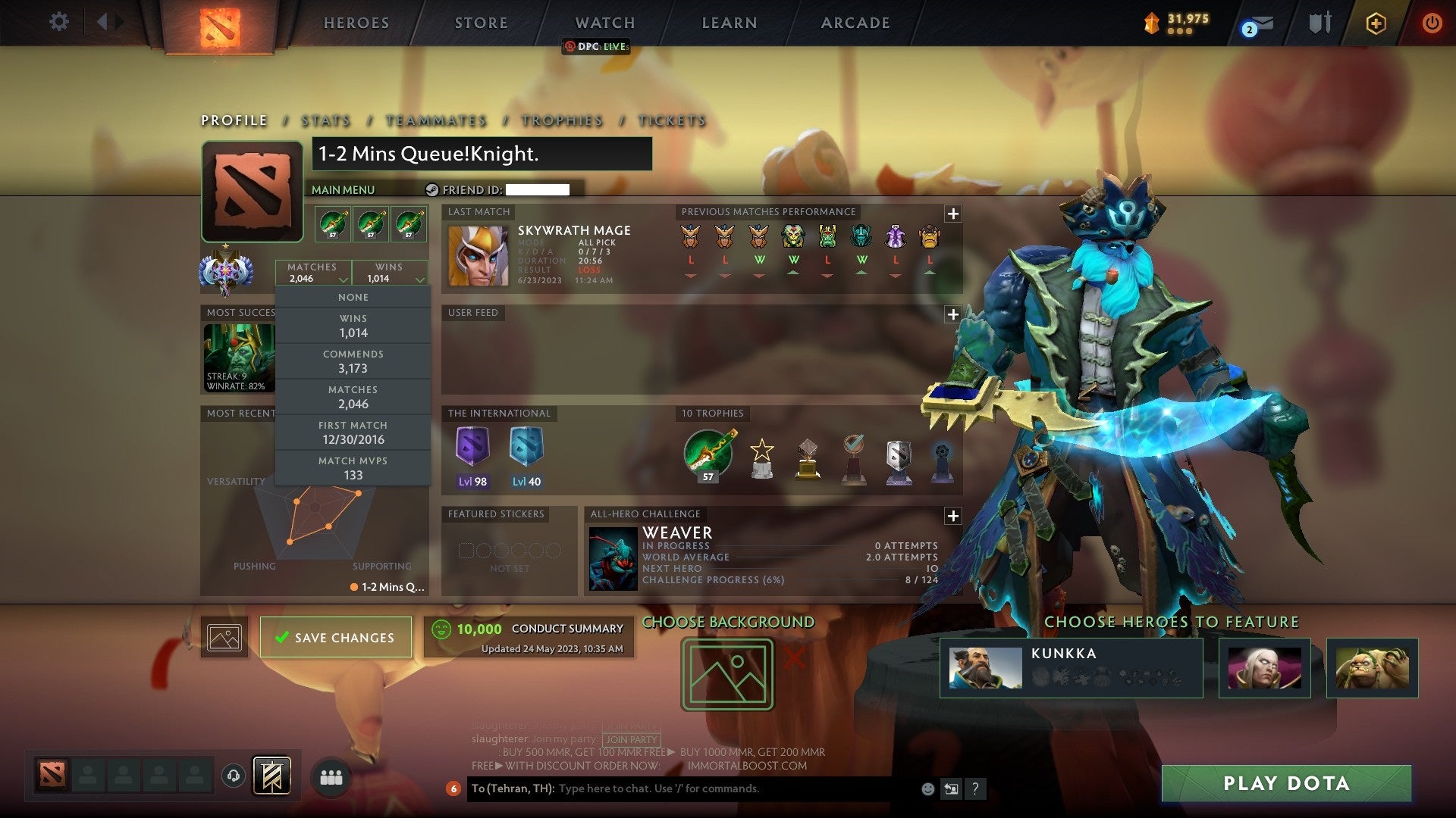 Ancient I | MMR: 3846 - Behavior: 10000