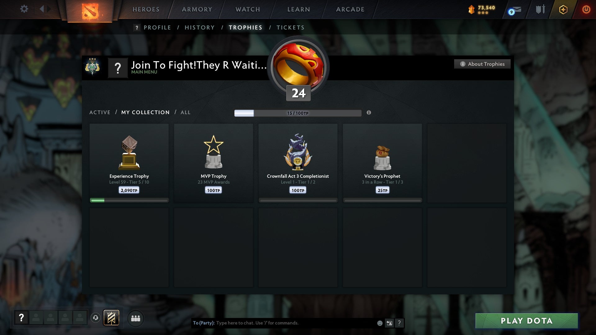 Archon III | MMR: 2609 - Behavior: 9887 - Communication: 9887