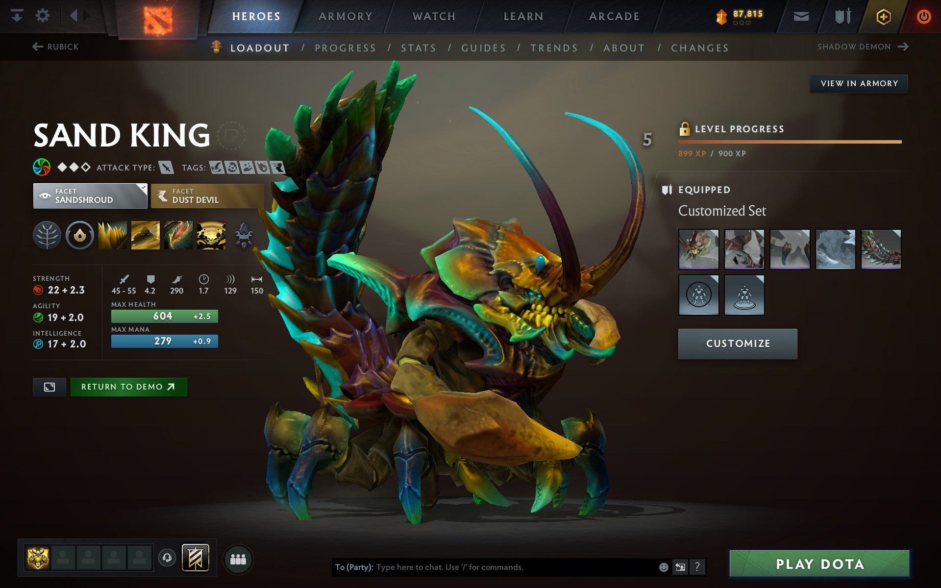 Legend III | MMR: 3454 - Behavior: 10686