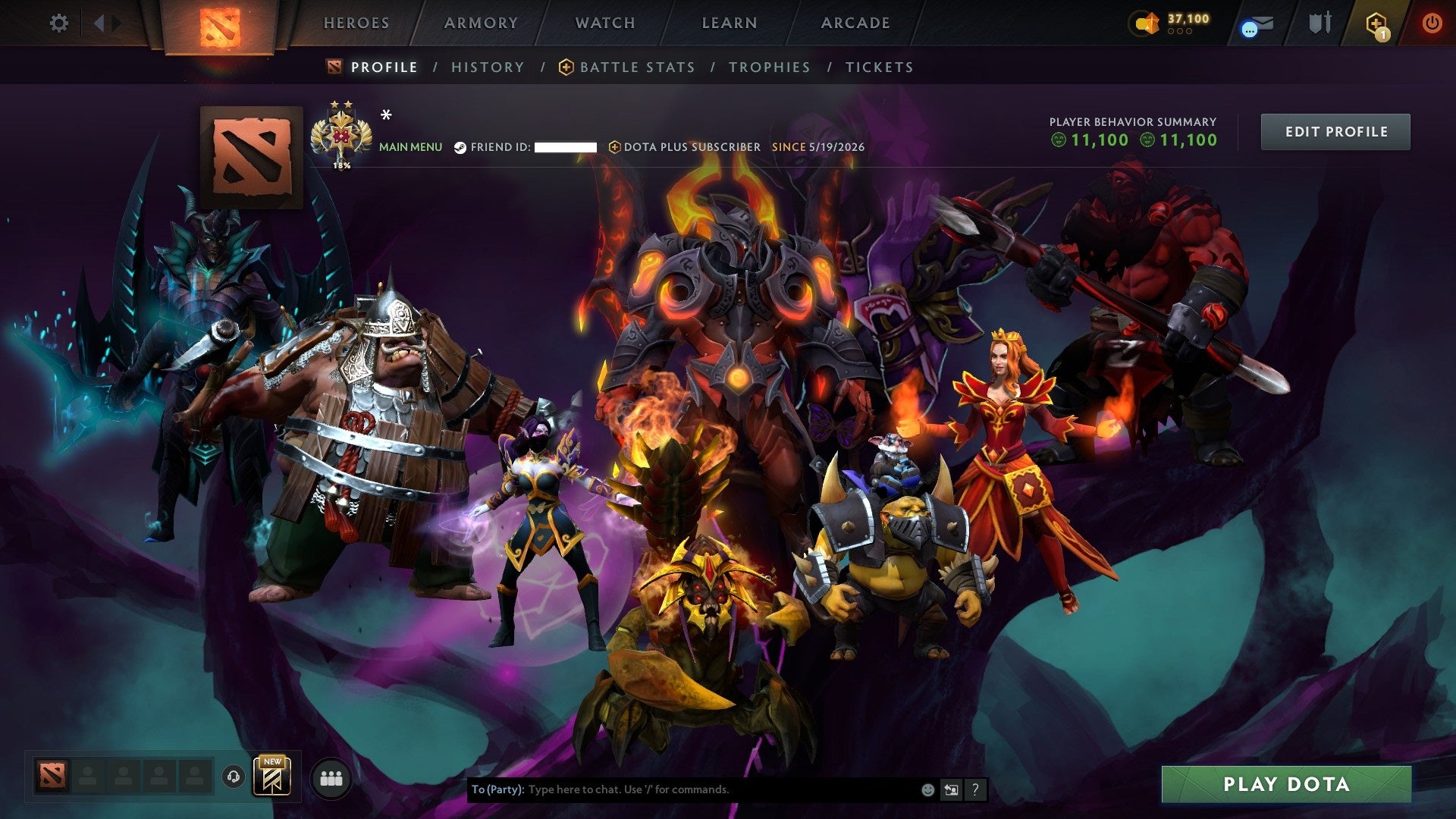 MMR: 3262 - Behavior: 11100