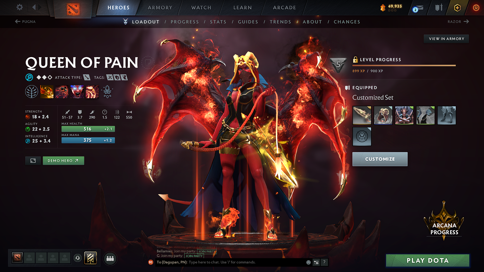 Legend V | MMR: 3540 - Behavior: 11929 - Communication: 11923