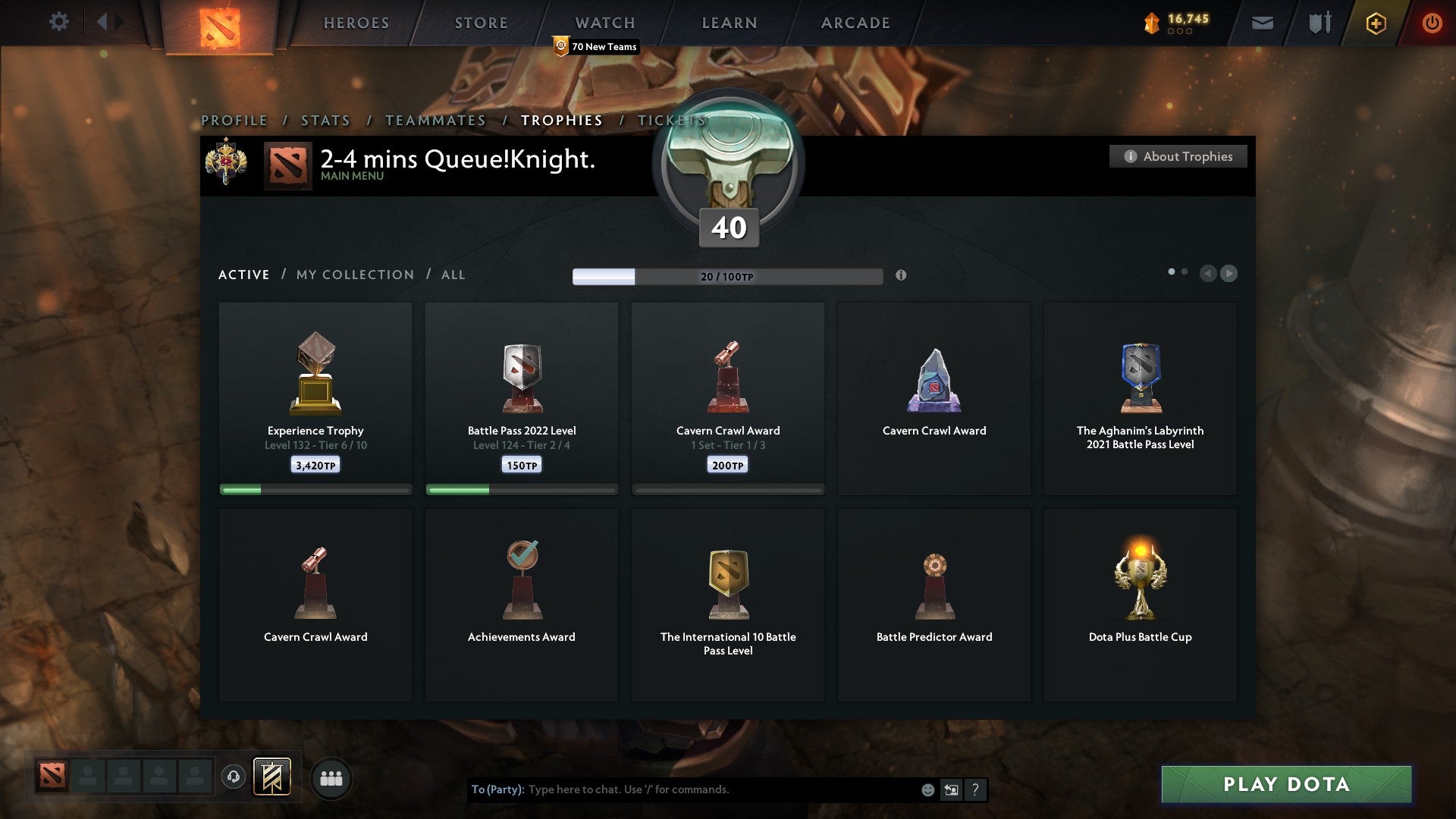 Legend I | MMR: 3079 - Behavior: 10000