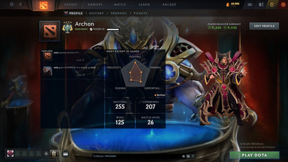 Archon IV | MMR: 2916 - Behavior: 9445 - Communication: 9445