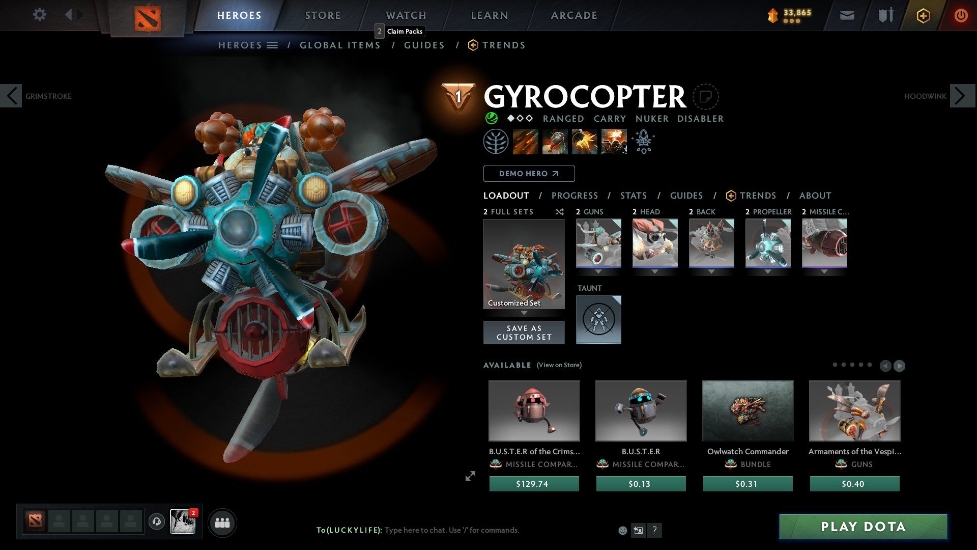 Immortal [4133] | MMR: 5825 - Behavior: 10000