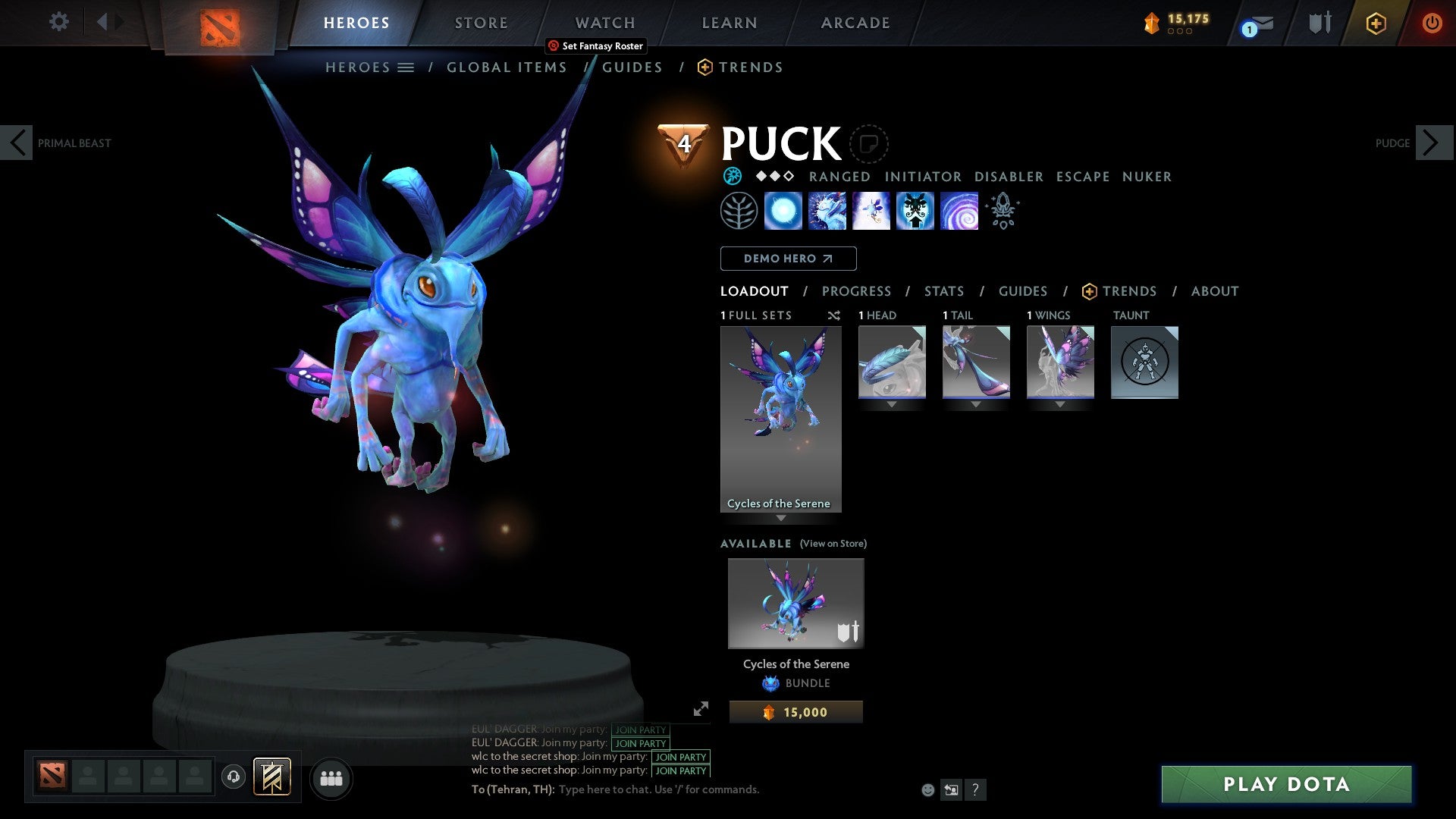 Legend IV | MMR: 3624 - Behavior: 9605