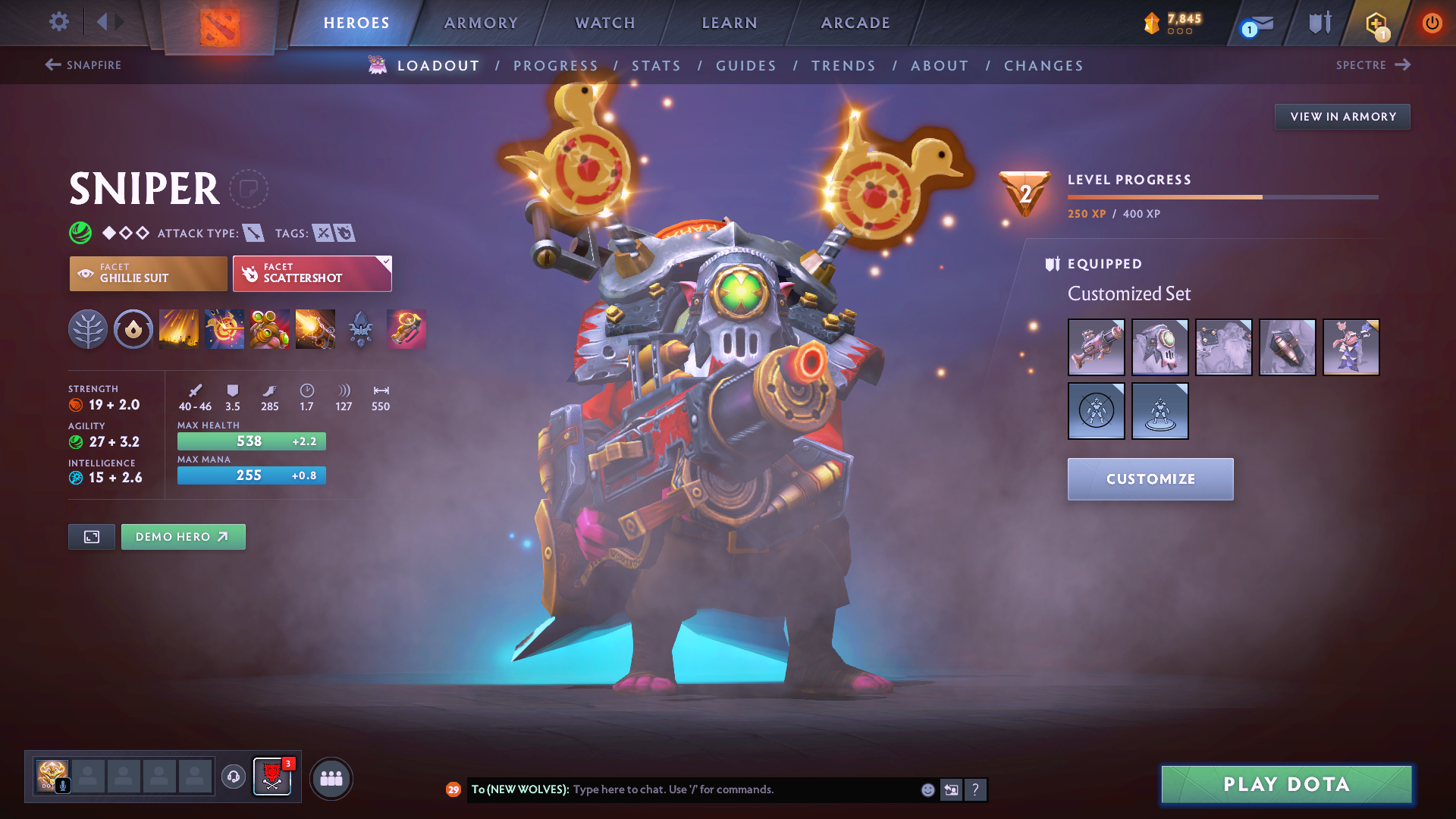 Legend I | MMR: 3130 - Behavior: 8314 - Communication: 8314