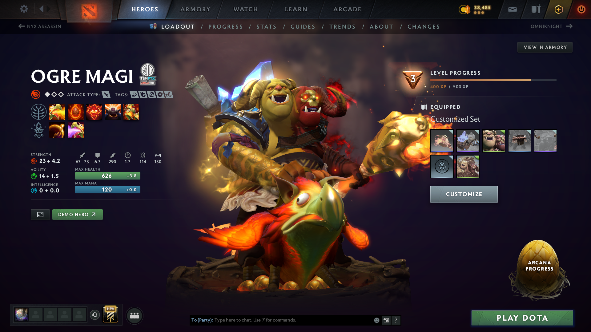 Archon III | MMR: 2586 - Behavior: 12000 - Communication: 12000