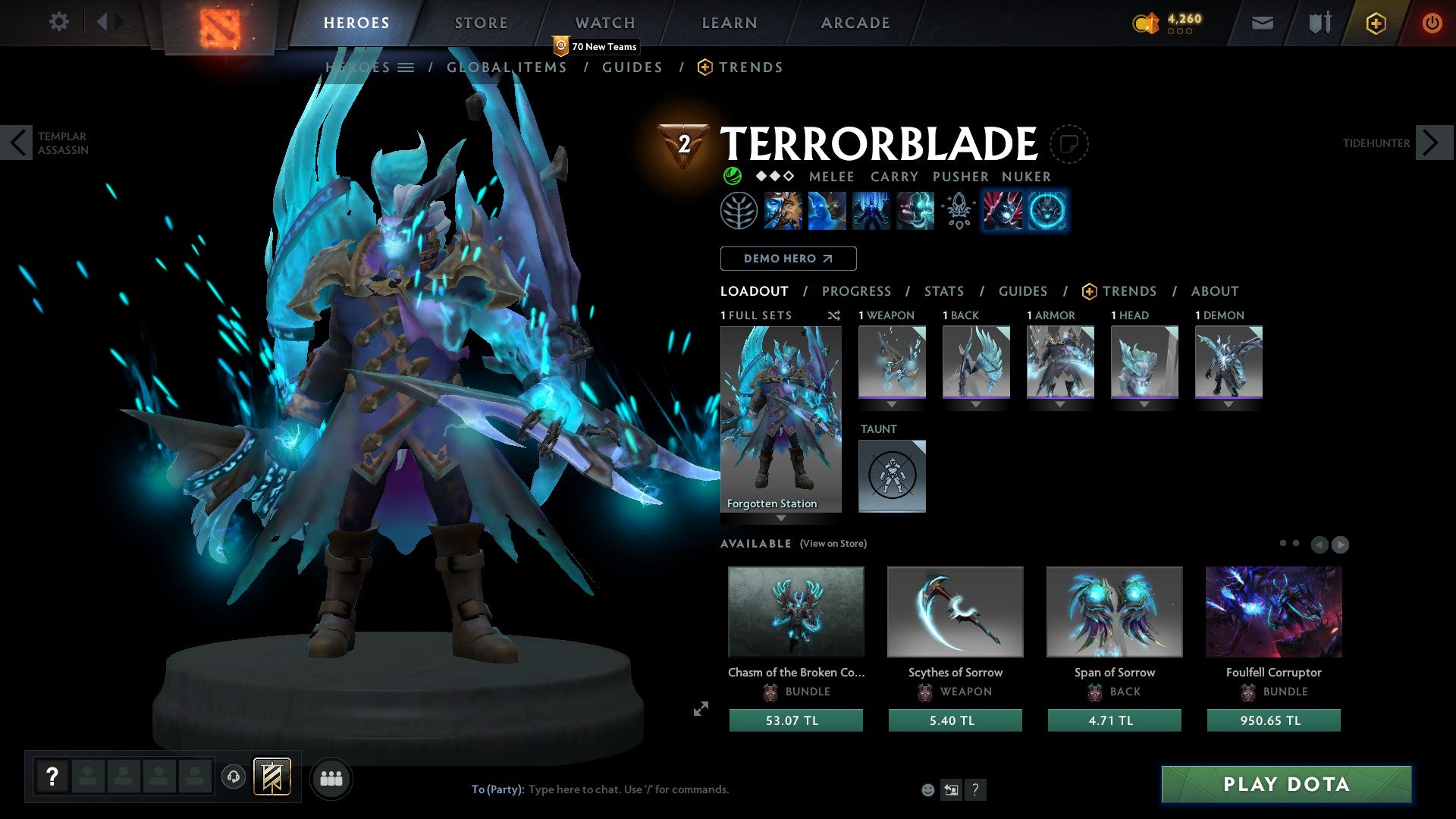 Immortal | MMR: 6334 - Behavior: 9605