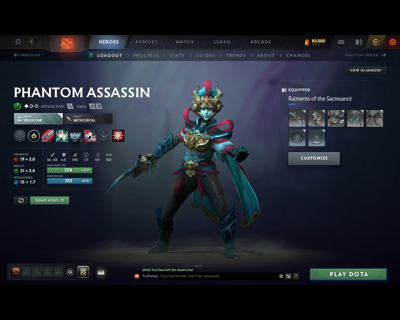 Archon V | MMR: 2816 - Behavior: 8652 - Communication: 8652