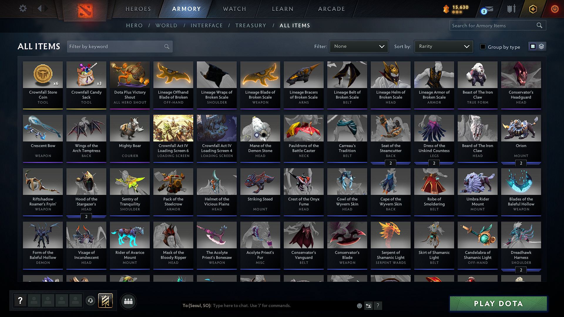 Legend II | MMR: 3244 - Behavior: 10170 - Communication: 10168