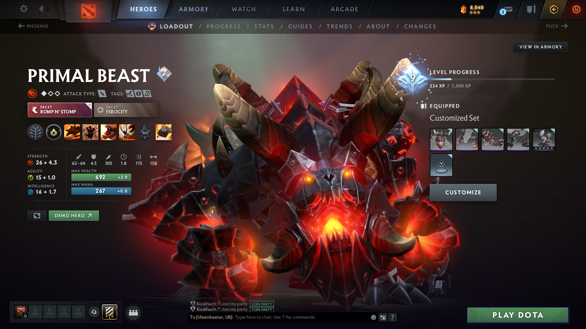 MMR: 2694 - Behavior: 7981