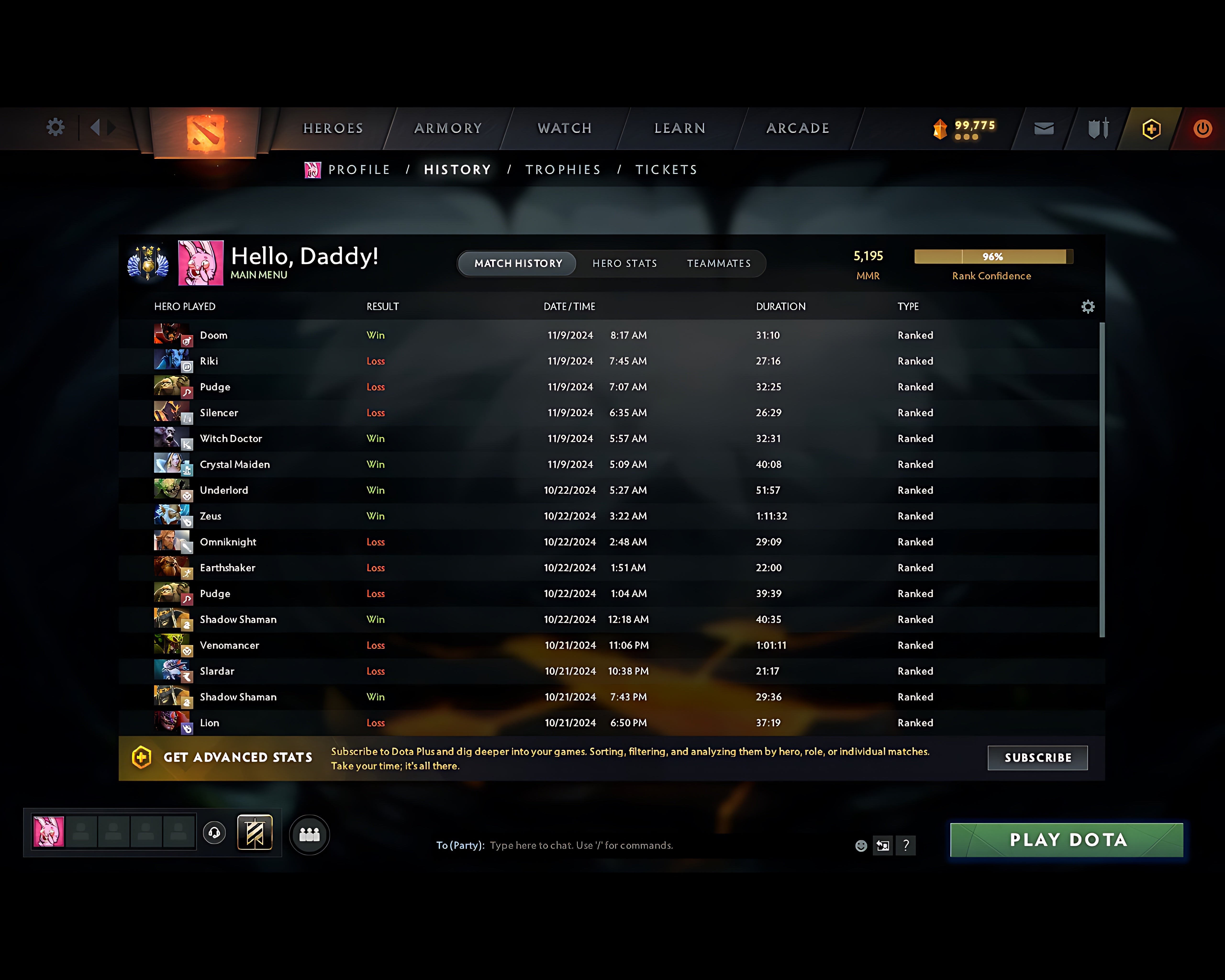 Divine IV | MMR: 5195 - Behavior: 12000