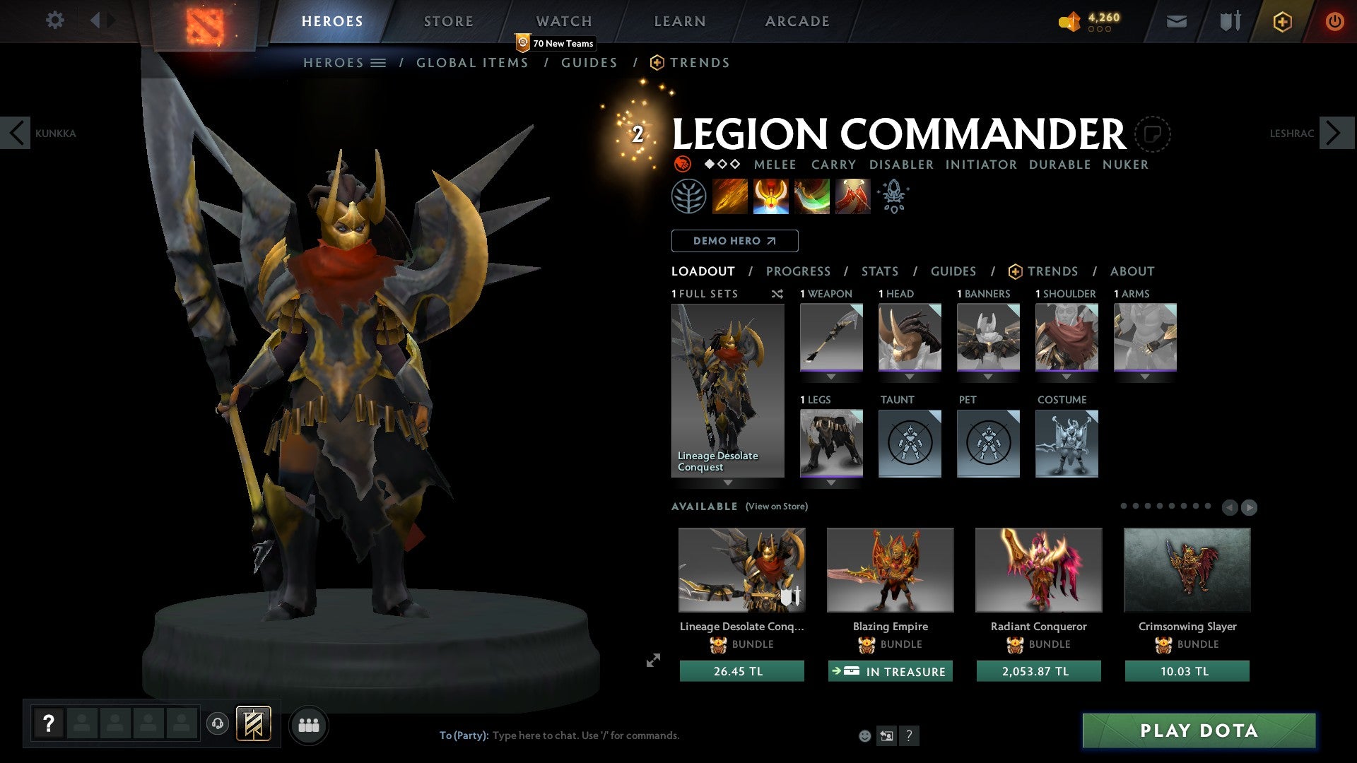 Immortal | MMR: 6334 - Behavior: 9605