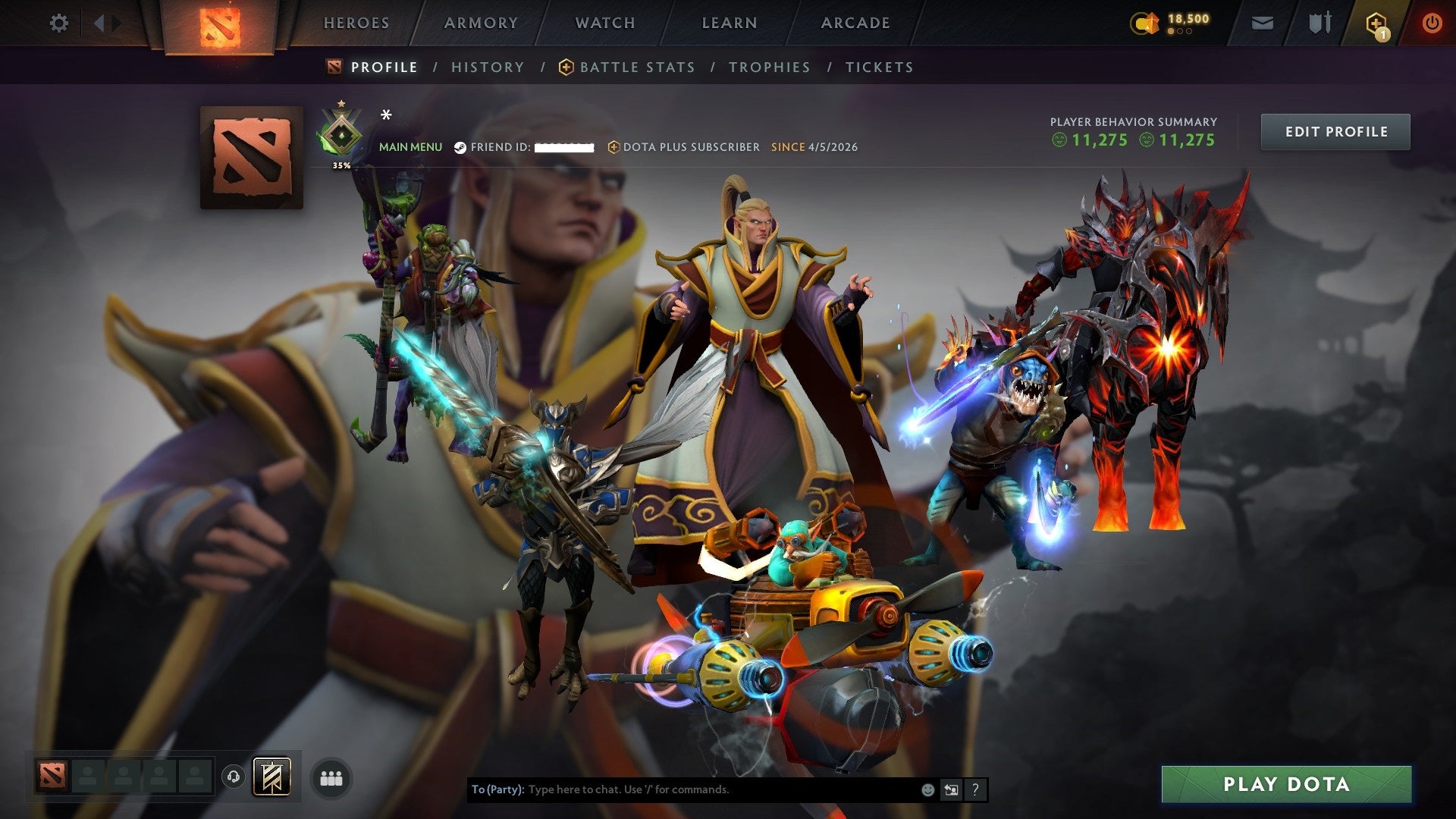 MMR: 100 - Behavior: 11275