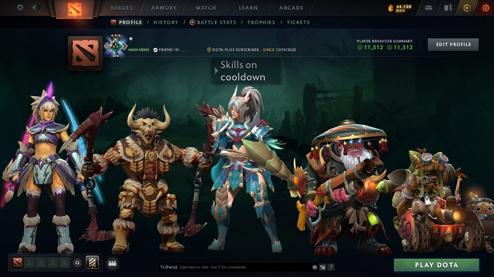 MMR: 1915 - Behavior: 11512