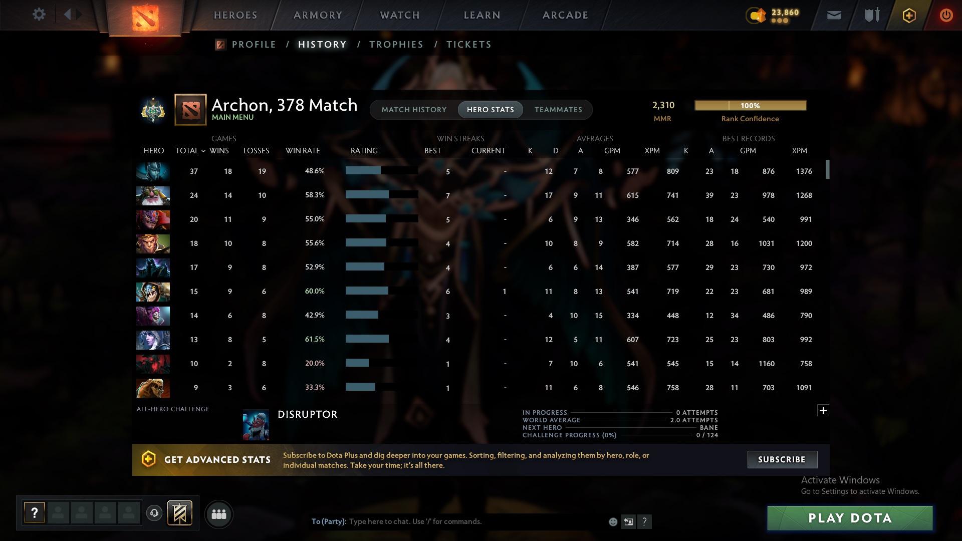 Archon I | MMR: 2310 - Behavior: 11207 - Communication: 11207