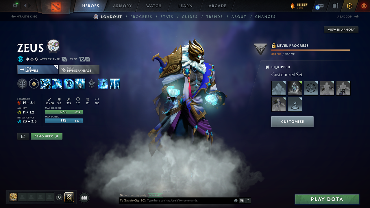 Legend I | MMR: 3130 - Behavior: 10167 - Communication: 10167