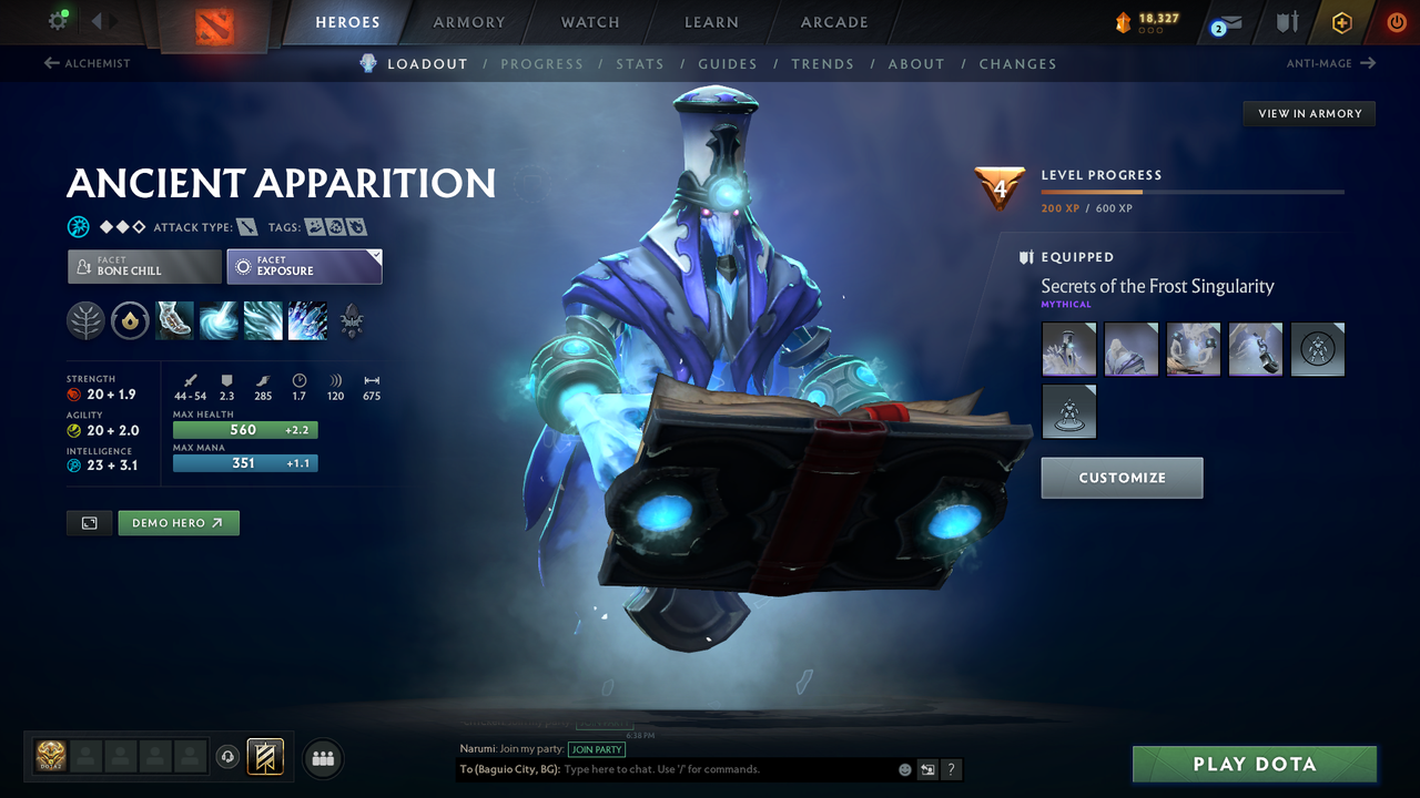 Legend I | MMR: 3130 - Behavior: 10167 - Communication: 10167