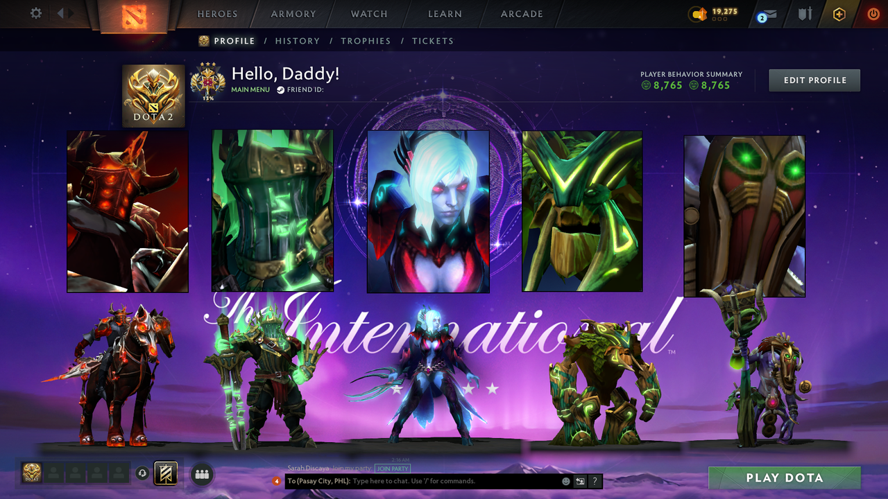 Legend III | MMR: 3409 - Behavior: 8765 - Communication: 8765