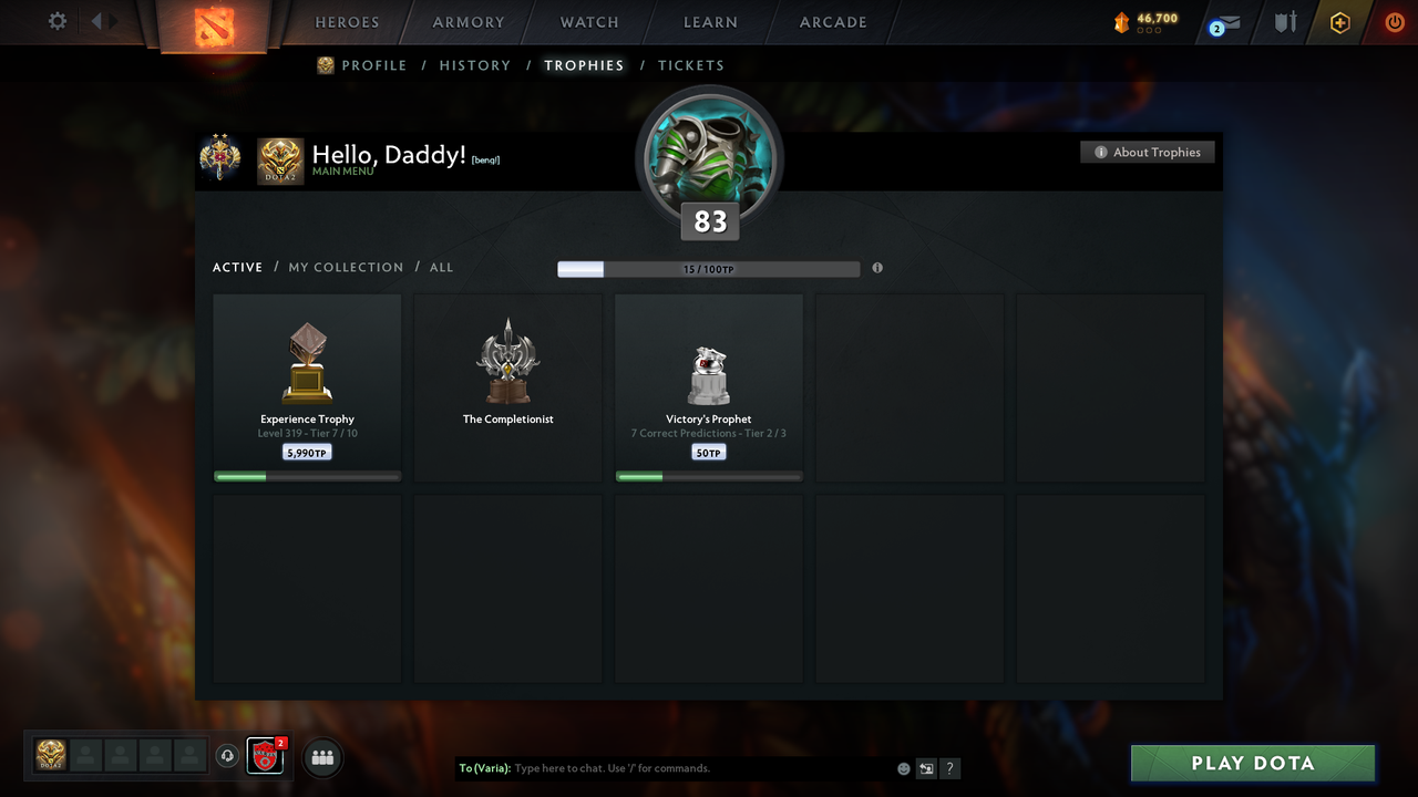 Legend II | MMR: 3338 - Behavior: 11883 - Communication: 11447