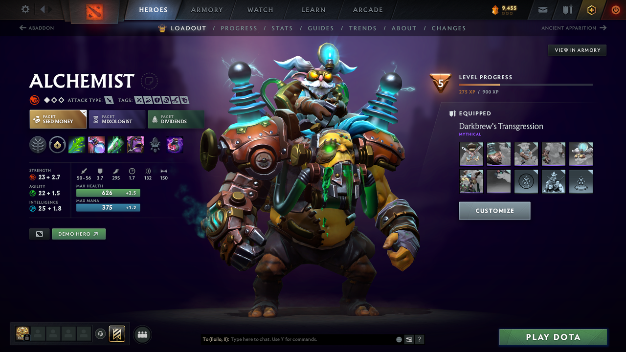 Legend I | MMR: 3148 - Behavior: 11650