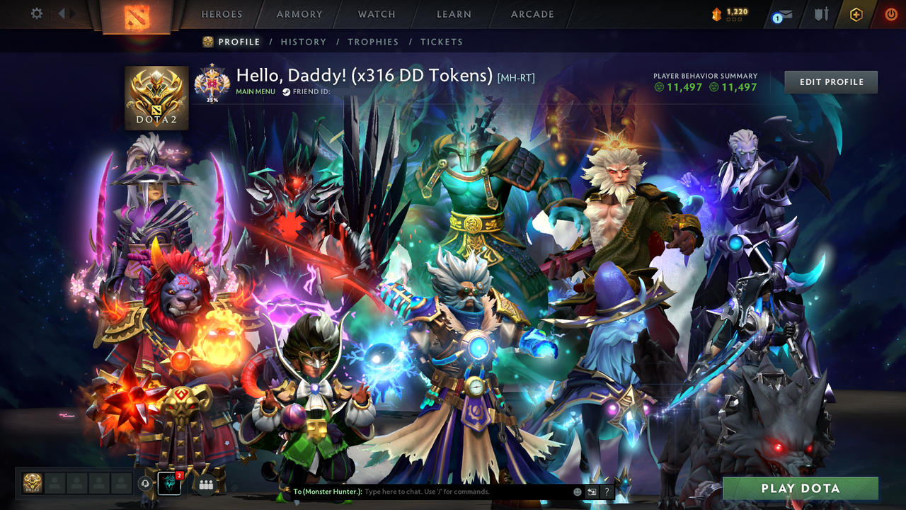 Legend I | MMR: 3119 - Behavior: 11497 - Communication: 11497