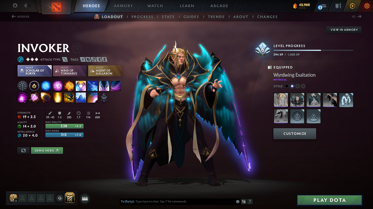 Archon V | MMR: 2872 - Behavior: 7718 - Communication: 7718