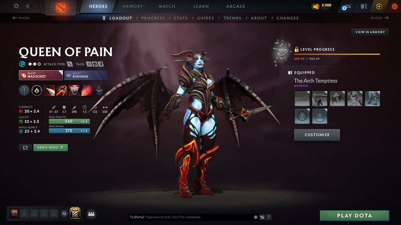 Legend V - MMR: 3775 - Behavior: 11891