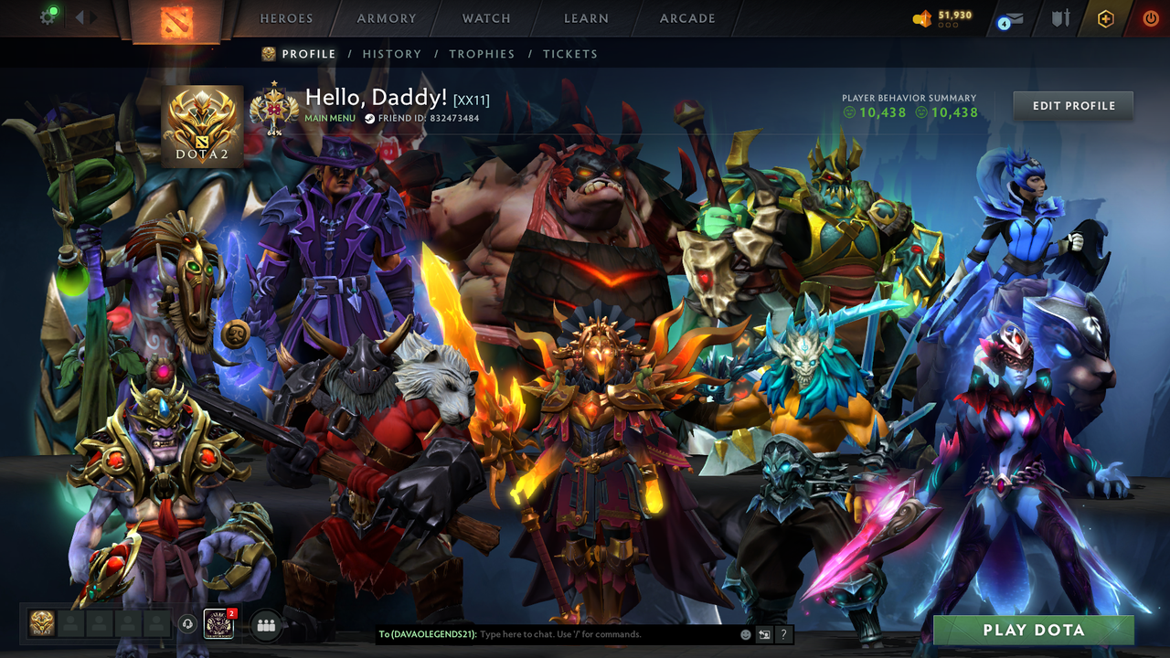 Legend I | MMR: 3179 - Behavior: 10438 - Communication: 10438