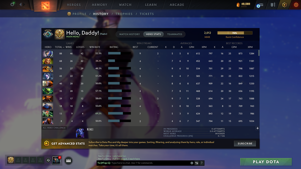 Crusader V | MMR: 2012 - Behavior: 9661 - Communication: 9661