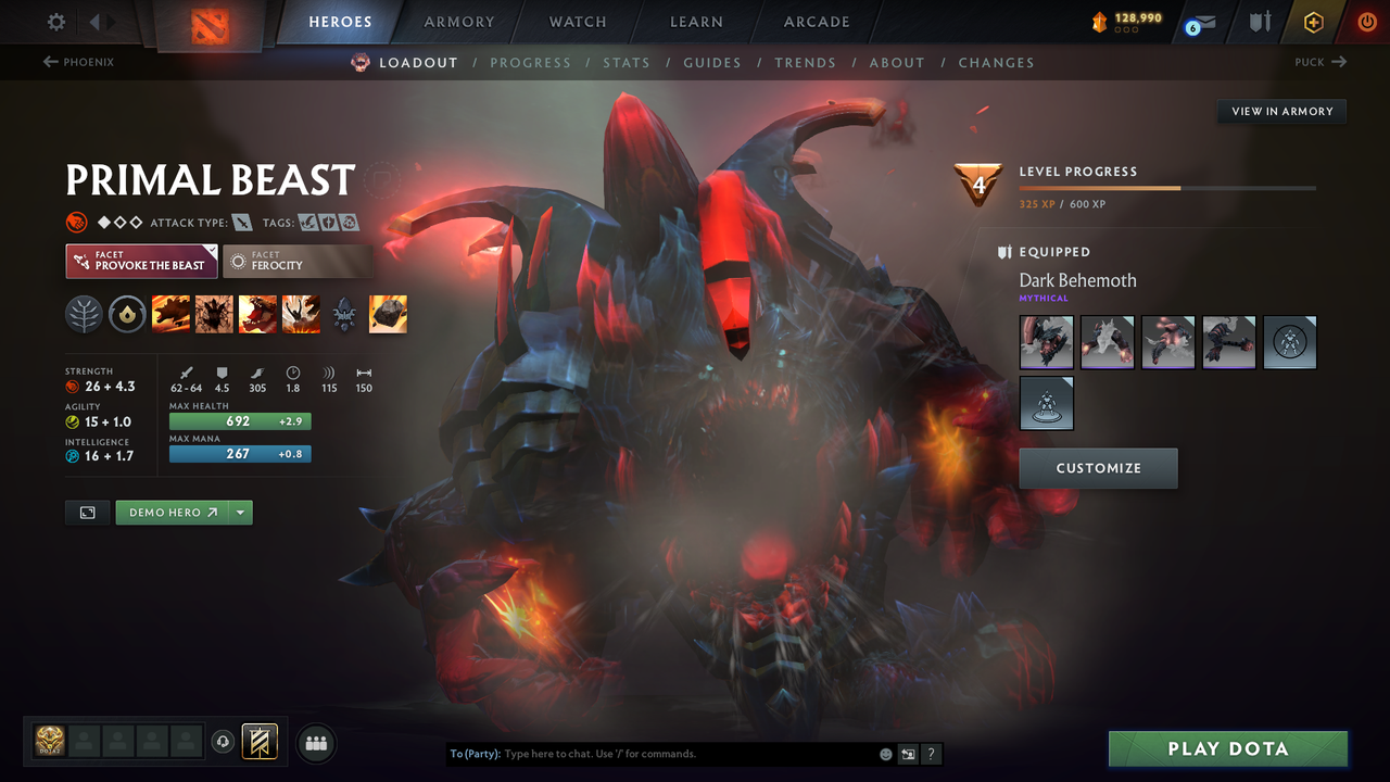 Legend I | MMR: 3092 - Behavior: 11310 - Communication: 11310