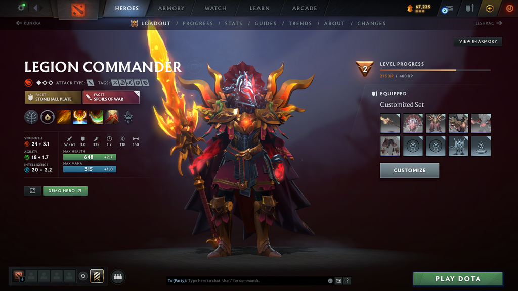 Legend I | MMR: 3112 - Behavior: 8732