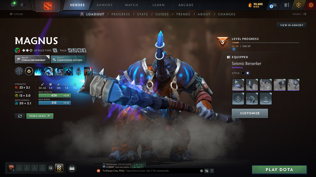 Ancient II | MMR: 3876 - Behavior: 7672