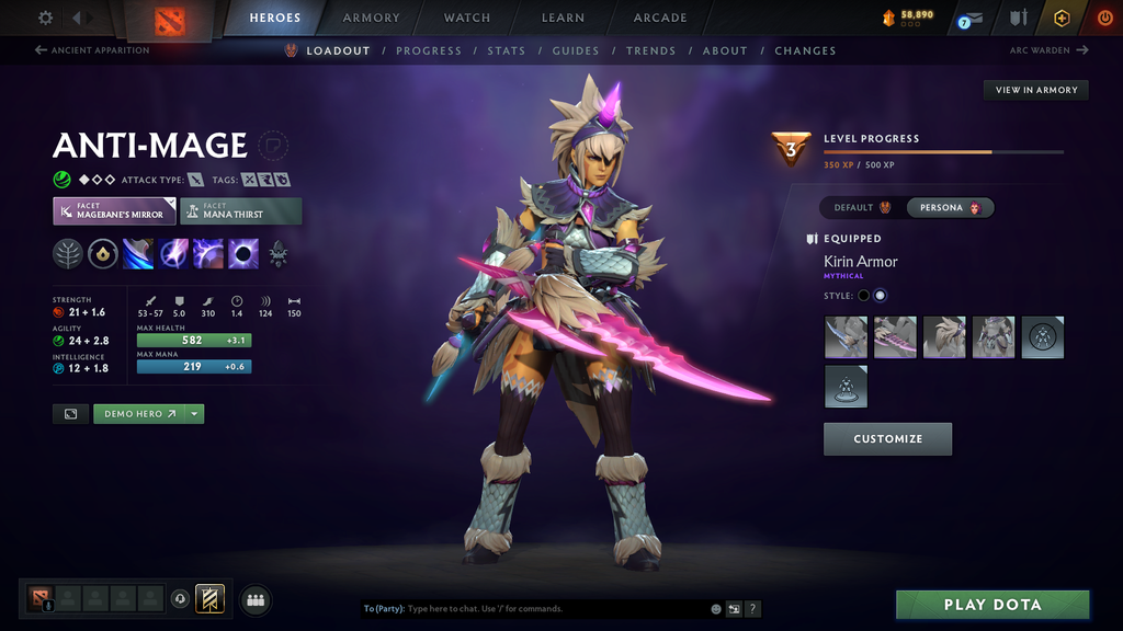 Legend II | MMR: 3254 - Behavior: 9459