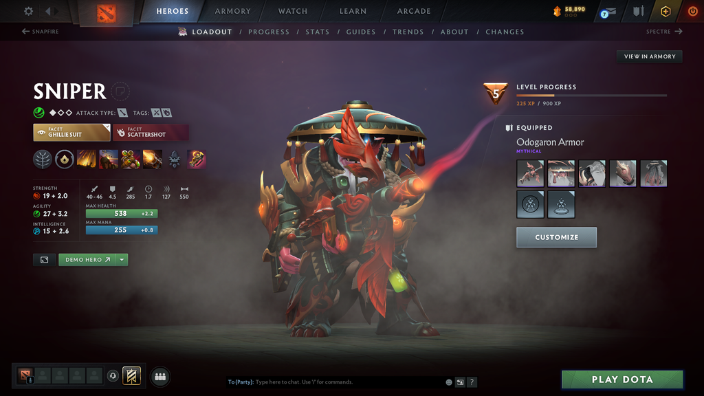 Legend II | MMR: 3254 - Behavior: 9459