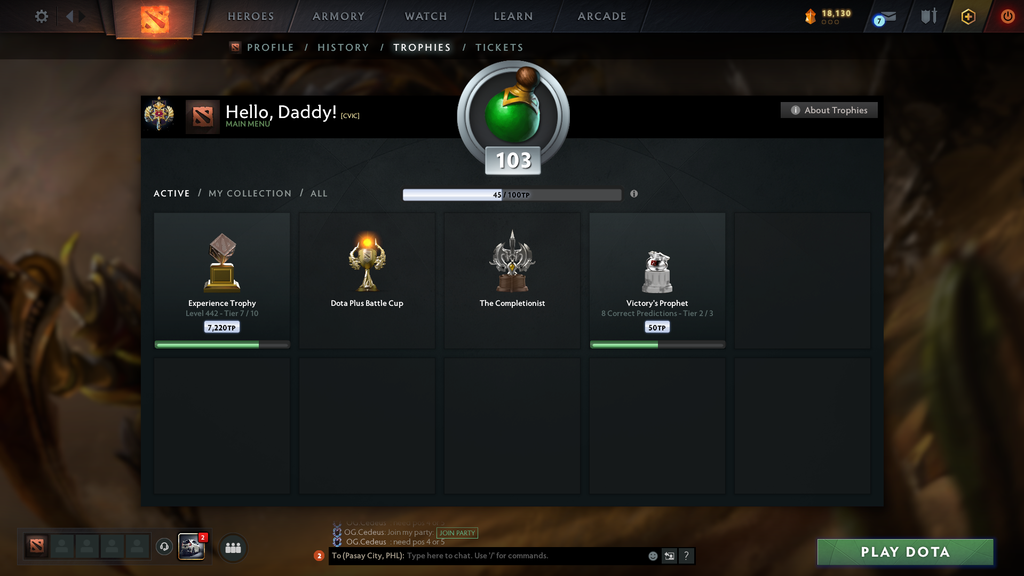 Legend I | MMR: 3024 - Behavior: 10682