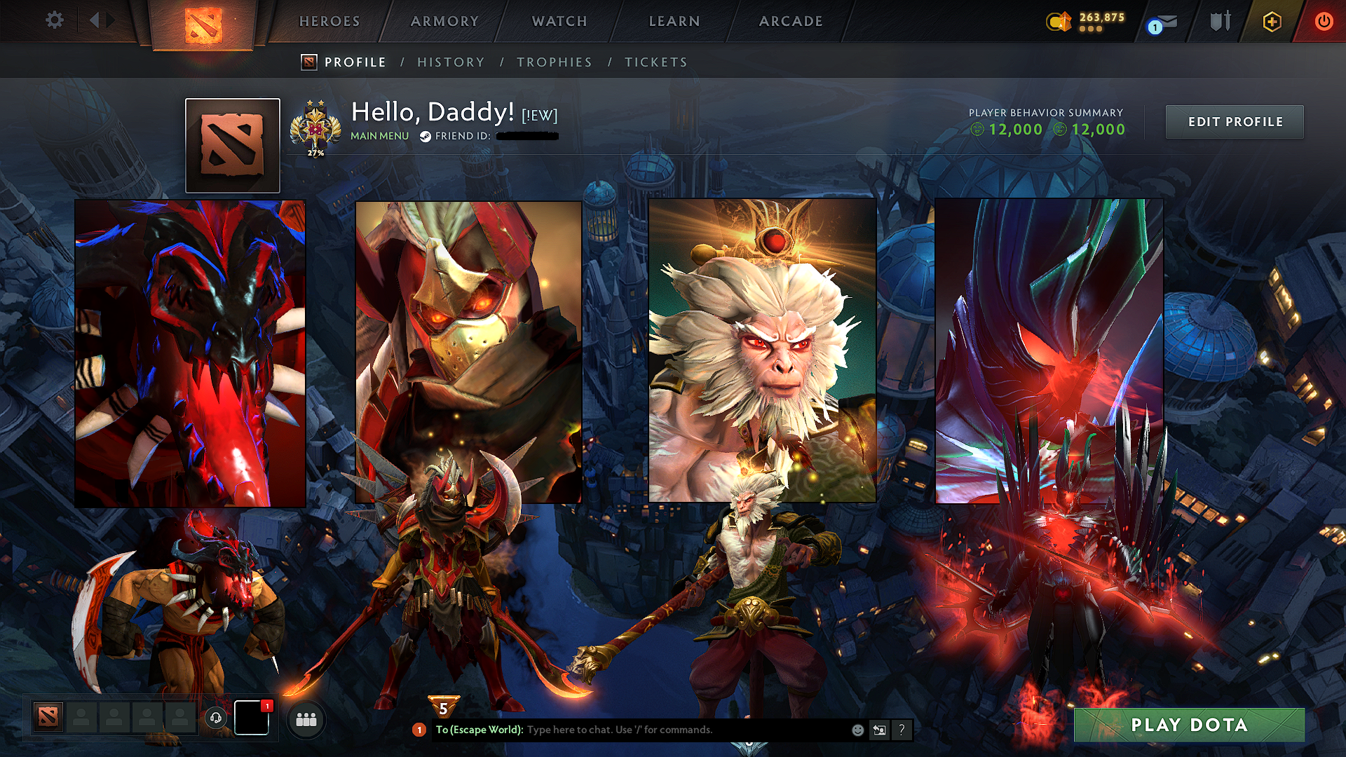 Legend II | MMR: 3277 - Behavior: 12000 - Communication: 12000