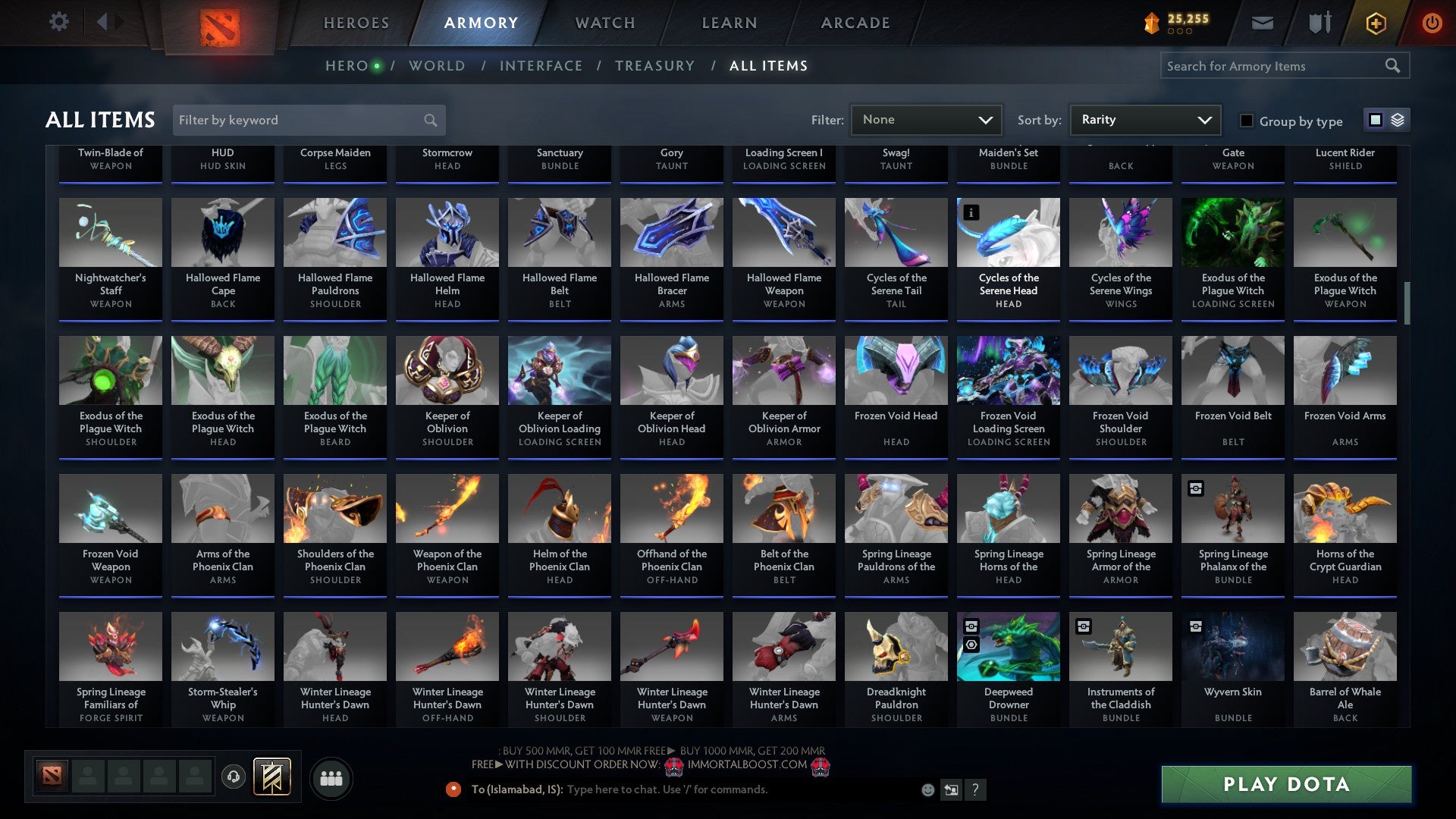 Ancient I | MMR: 3791 - Behavior: 10554 - Communication: 10554