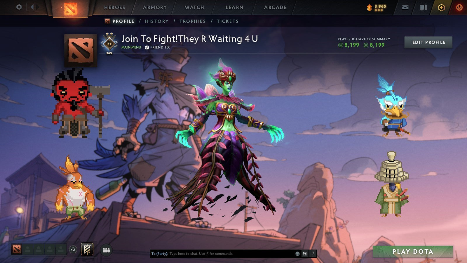 MMR: 955 - Behavior: 8199