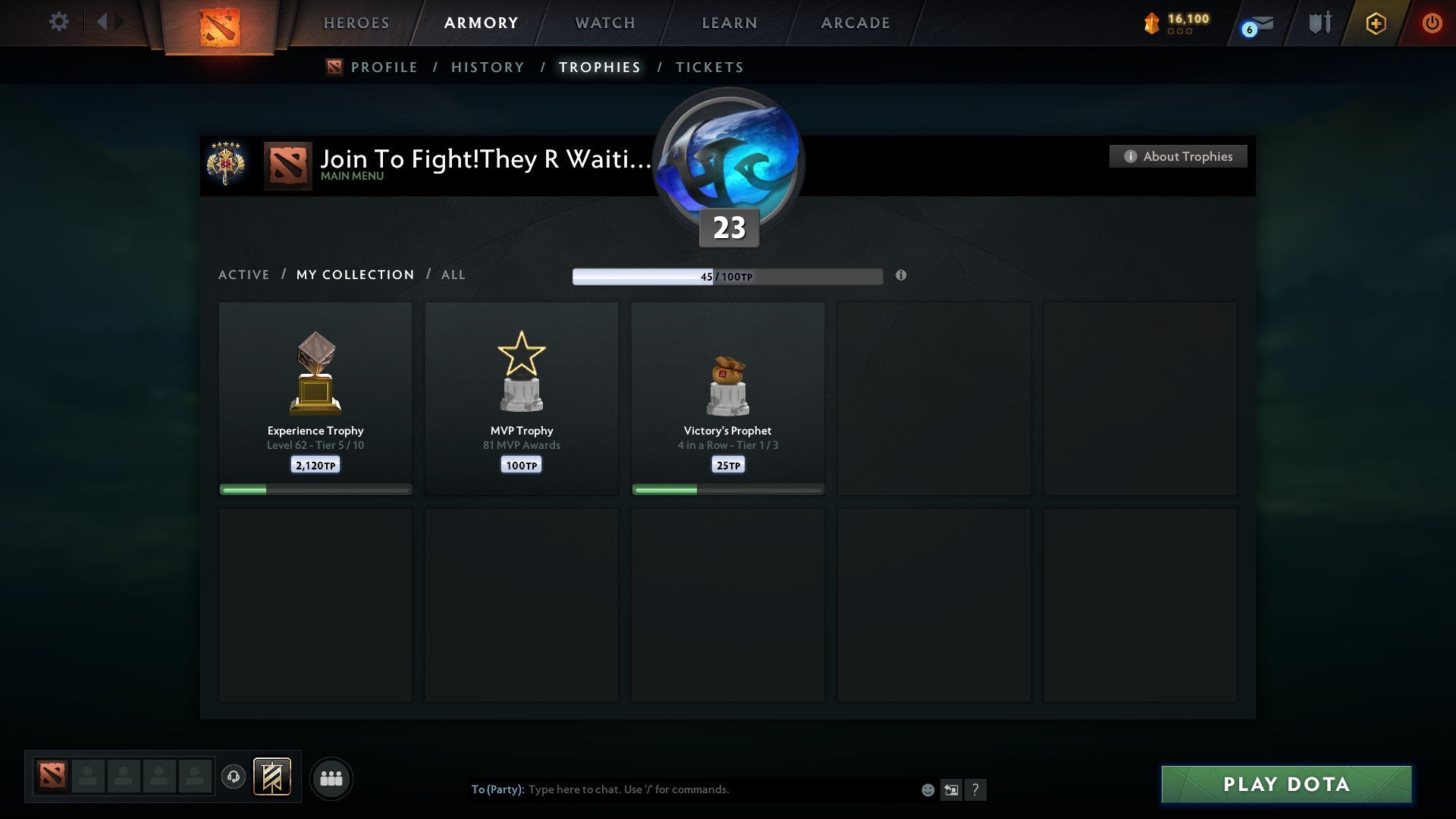 Legend V | MMR: 3769 - Behavior: 10290 - Communication: 8860